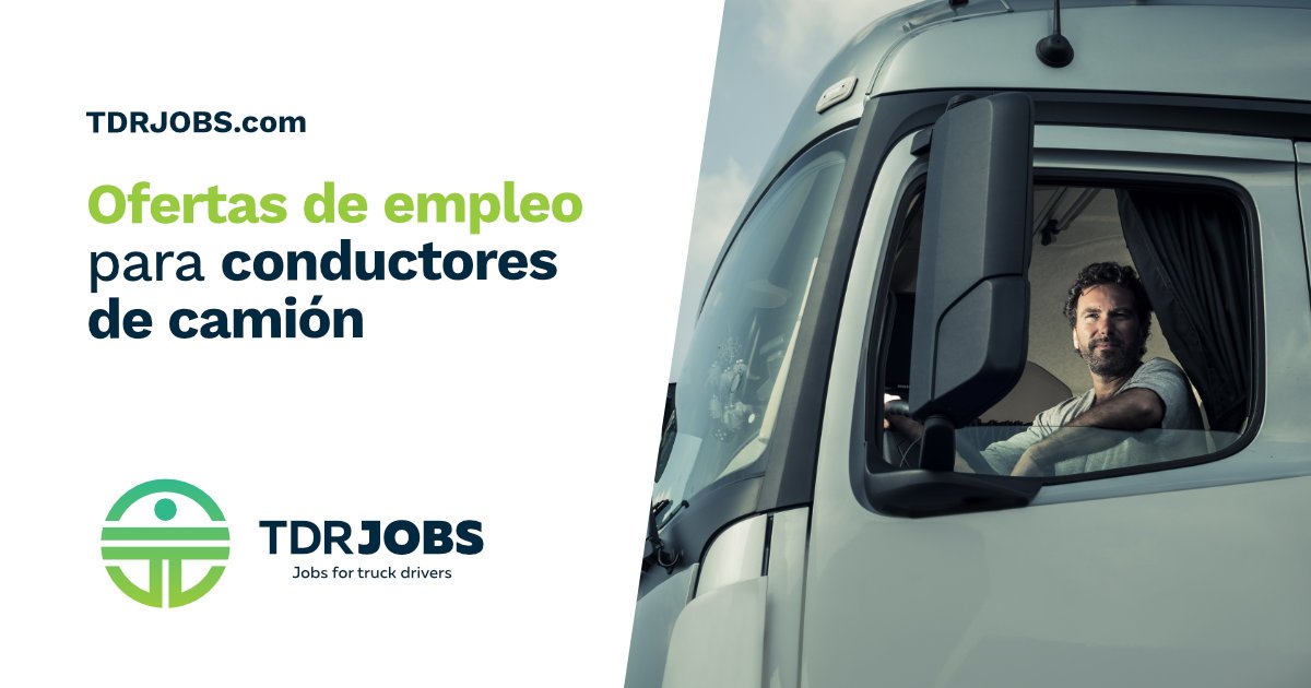 Oferta de empleo de conductor profesional de camion
